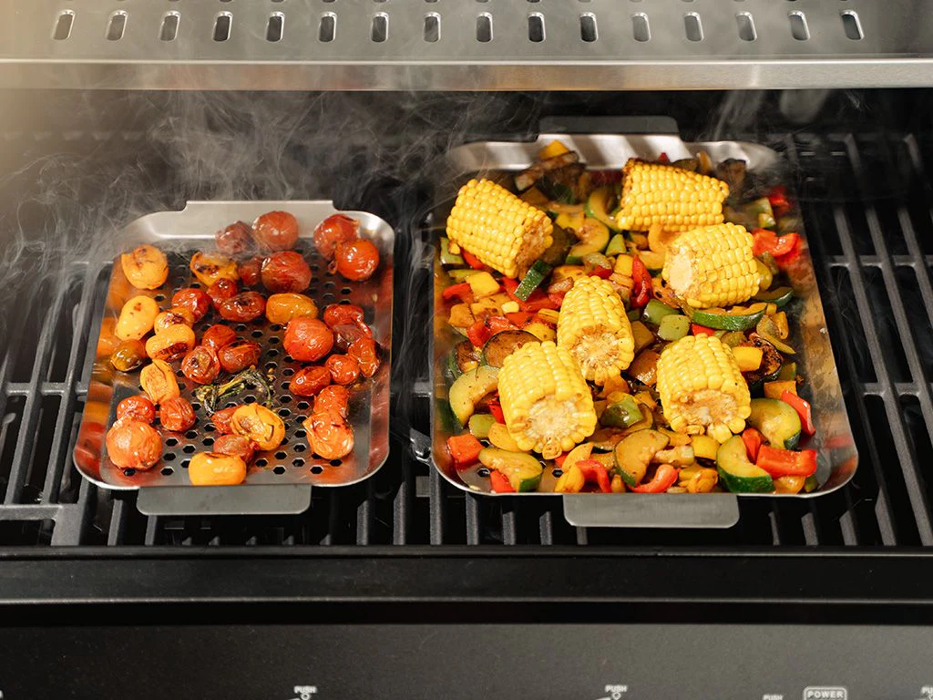 BBQ-BAKKE I RUSTFRIT STÅL 33×18 CM - Image 4