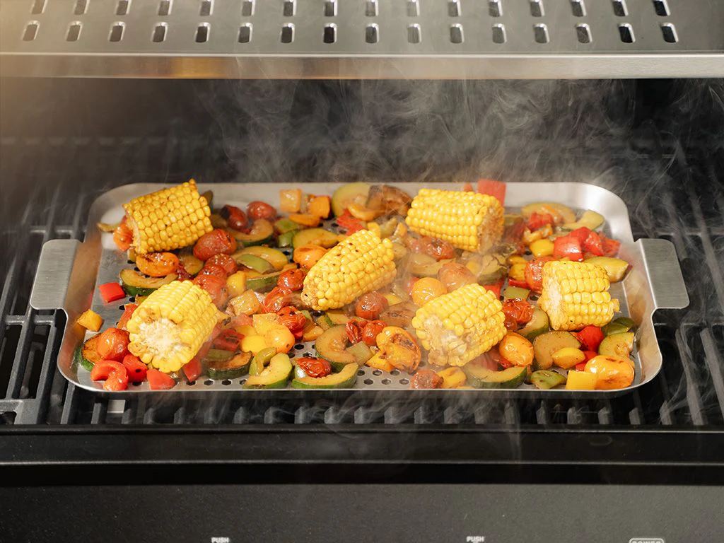 BBQ-BAKKE I RUSTFRIT STÅL 50×30 CM - Image 4