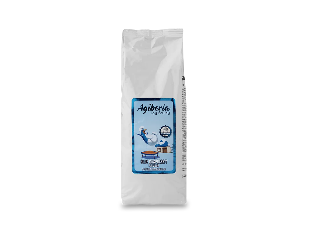 BLÅ HINDBÆR SLUSH ICE MIX – 1 KG