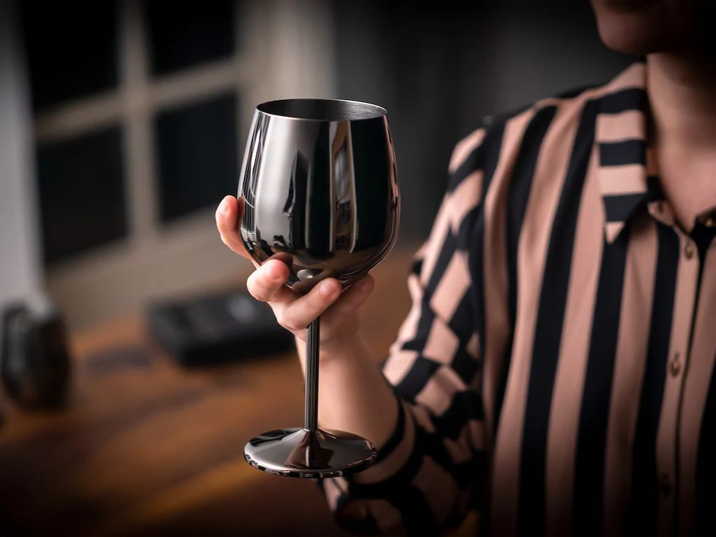 DRIKKEGLAS SÆT - VINGLAS I RUSTFRIT STÅL - Image 5