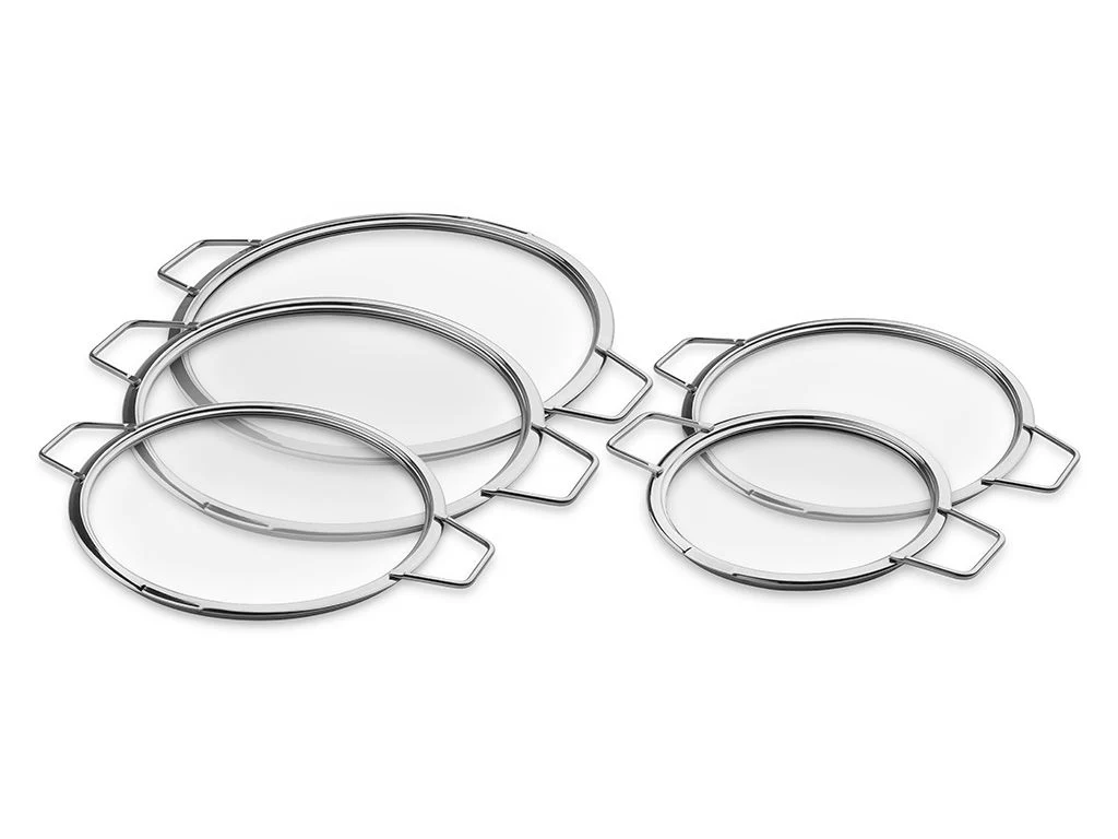 STABELBARE GLASLÅG – 18/ 24/ 26/ 28/ 30 CM – 5 DELE
