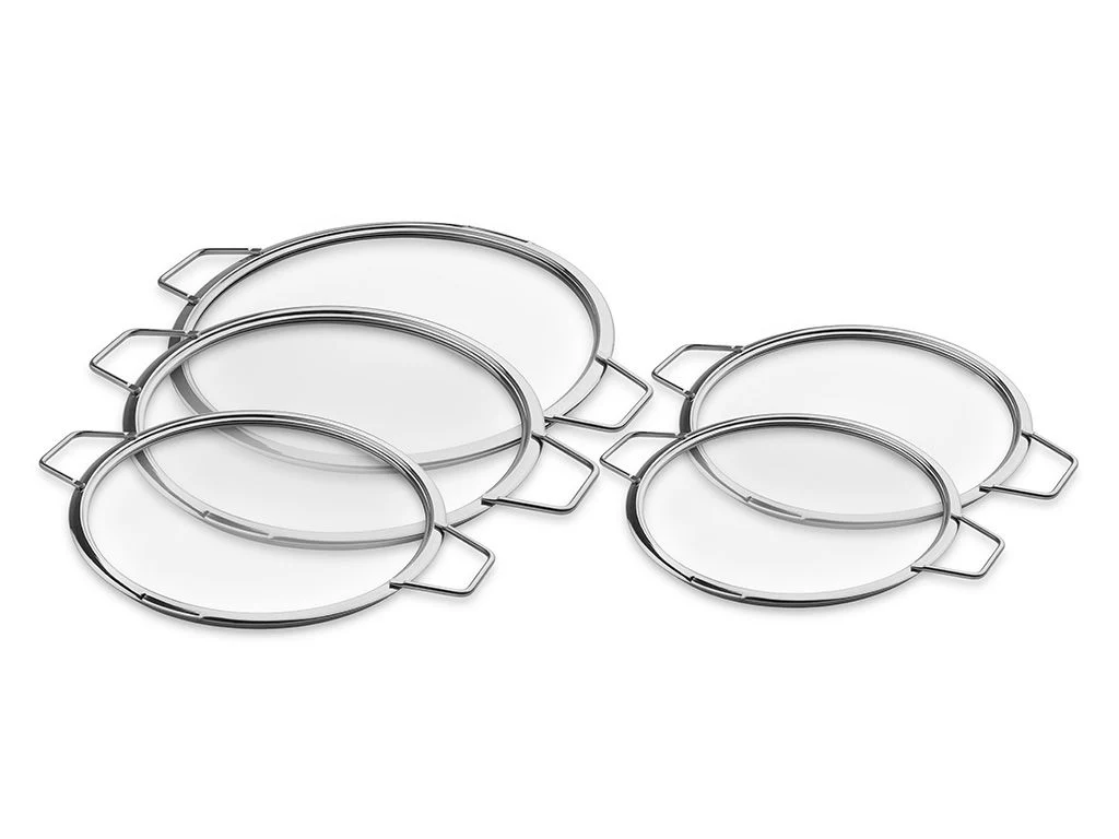 STABELBARE GLASLÅG – 20/ 24/ 26/ 28/ 30 CM – 5 DELE