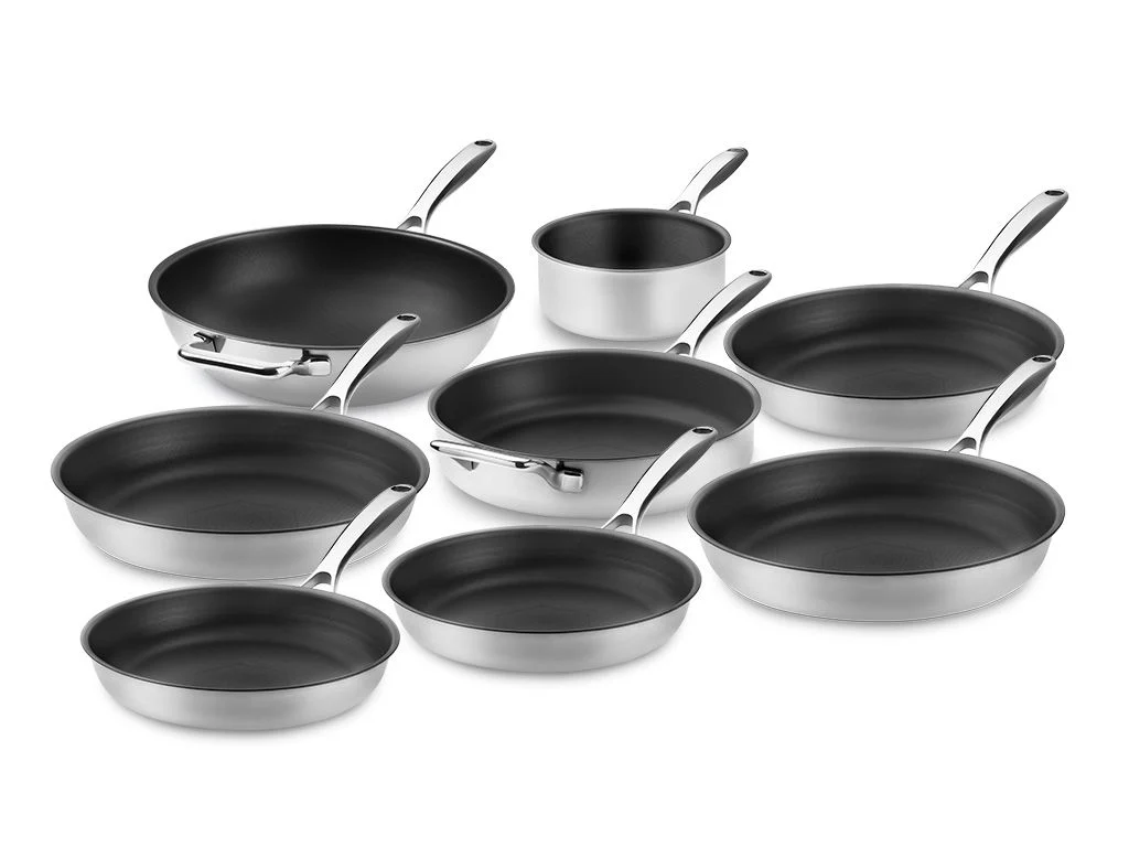 ZERO – NATURLIG NON-STICK COOKWARE-SÆT - 12-DELE