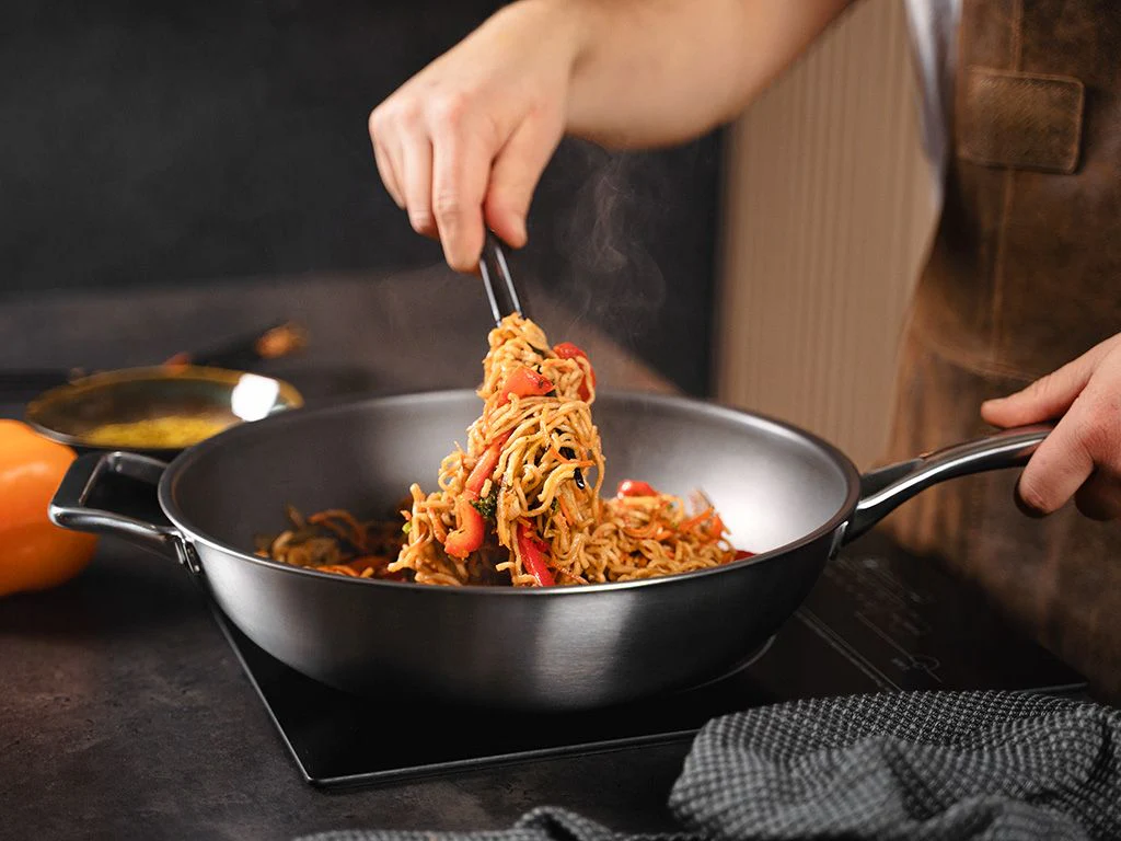 ZERO – NATURLIG NON-STICK WOKPANDE 30 CM - Image 3