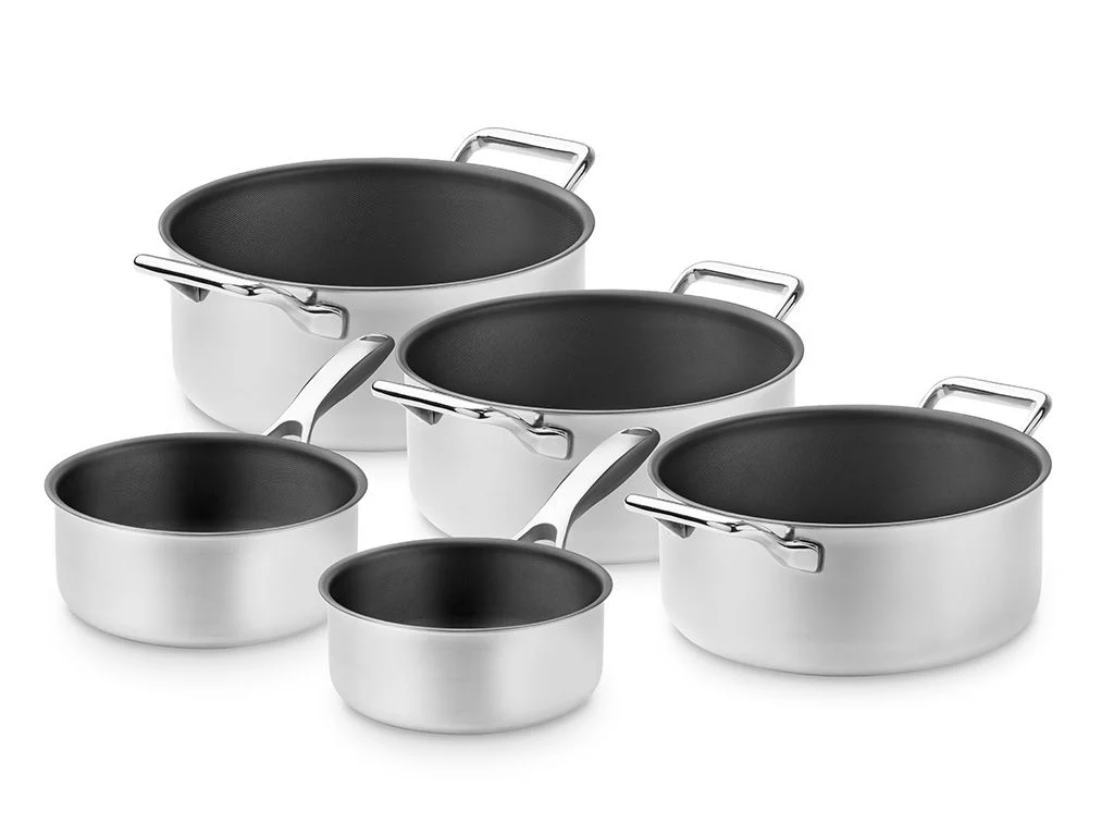 ZERO – NATURLIGT NON-STICK GRYDESÆT – 5 DELE